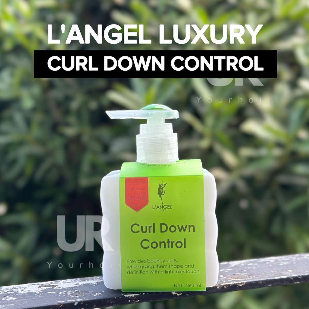 (ของแท้/พร้อมส่ง) L'ANGEL LUXURY CURL DOWN CONTROL 260ml ครีมจับลอนผม แอลแองเจล แต่งลอนผมดัด