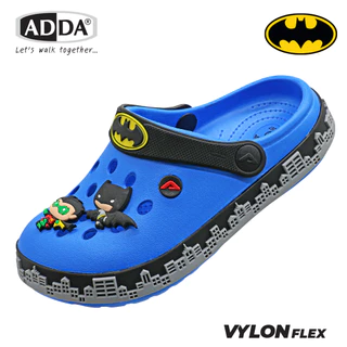 ADDA 55U67-B1 รองเท้าเด็กผู้ชาย หัวโต EVA ลิขสิทธิ์ BATMAN เบา กันลื่น รัดส้นได้ ไซส์ 28-35