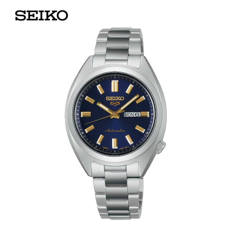 SEIKO 5 Sports Automatic นาฬิกาข้อมือผู้หญิง (ไซโก) รุ่น SRE021K ขนาด 32 mm. สีน้ำเงิน