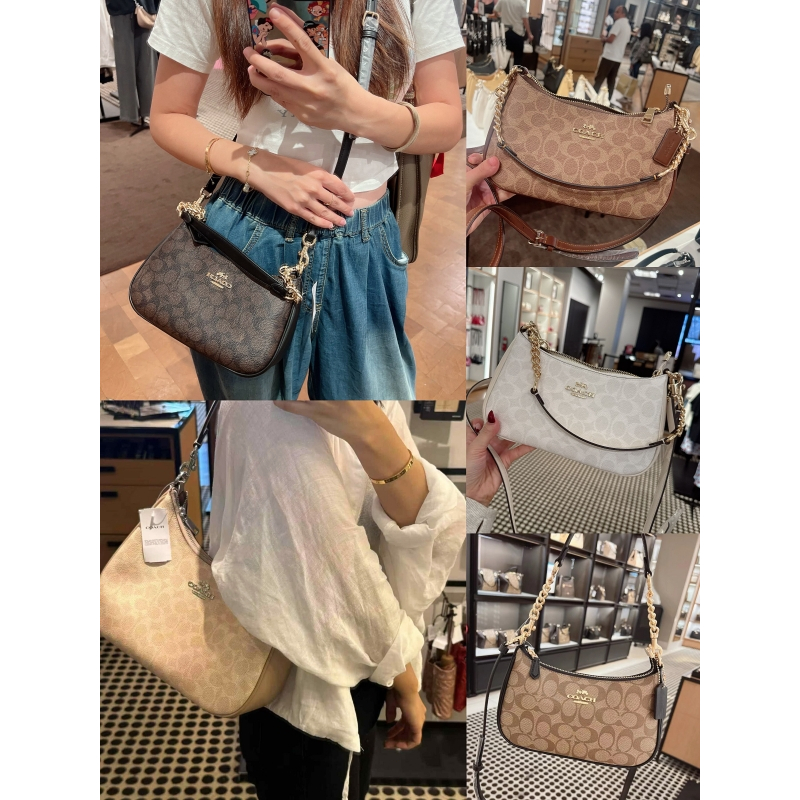 Coach Teri Crossbody Bag แท้ 100% 💯 สะพายข้างคลาสสิก ปรับสายได้ 2 เส้น
