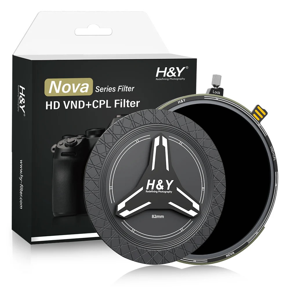 ใหม่! H&Y HD Nova-Series Magnetic Variable ND3-32(1.5-5 Stops) + CPL Filter Kit