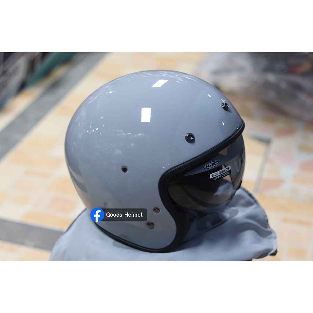หมวกกันน็อคเปิดหน้าคลาสสิค Open Face ทรง Retro Vintage HJC รุ่น V31