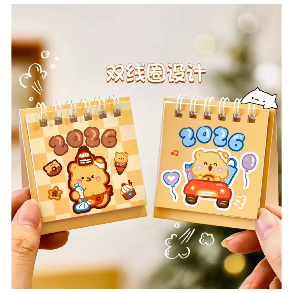 [ลดล้างสต๊อก] ปฏิทินตั้งโต๊ะ 2024 2025 สวยๆ จดโน๊ตได้ ปฏิทิน 2567 2568 ตกแต่ง ของแจก DIY Planner ของขวัญปีใหม่ ใบกำกับมี ราคา ถูกที่สุด ดีลบีเคเค แกลเลอรีภาพที่ 9