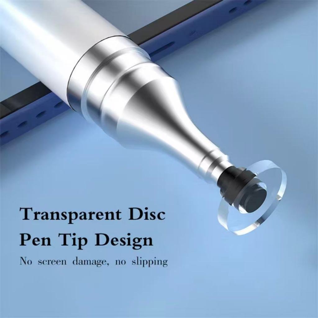 ปากกาสไตลัส 2-in-1 สัมผัสหน้าจอ กันลื่น ความไวสูง อเนกประสงค์ เข้ากันได้กับ Android iOS - รูปที่ 3