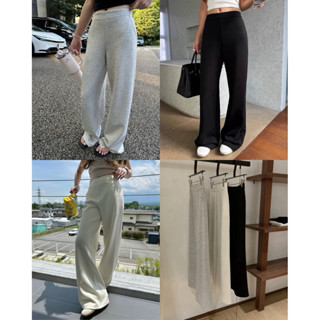 (พร้อมส่ง) กางเกงขายาวทรงขากระบอกรุ่น 6809 TAG WG.WE 🇰🇷