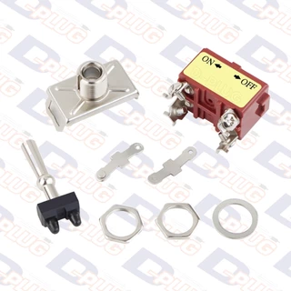 สวิทช์โยก ขาขันน็อต ON-OFF รุ่น กดค้าง / เด้งกลับ Toggle Switch สวิทช์ ON-OFF-ON แบบ 2 / 3 / 4 / 6 ขา