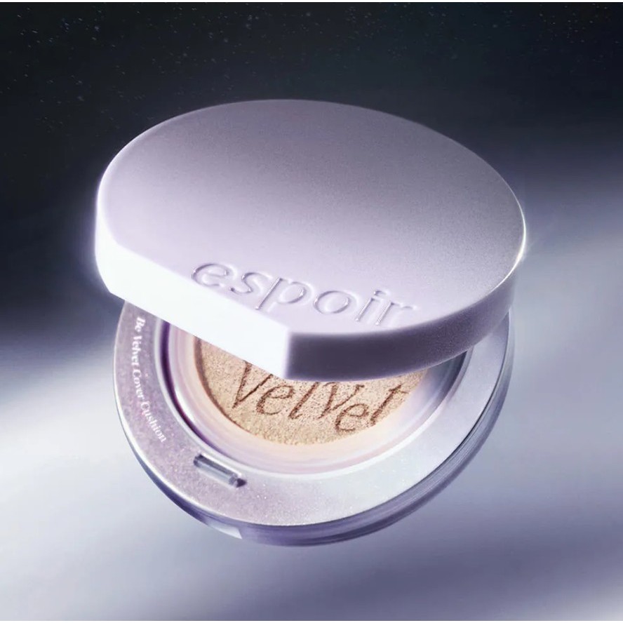 ESPOIR Be Velvet Cover Cushion Galaxy Beam Collection 13g (+ Mini Glowzer 7ml)