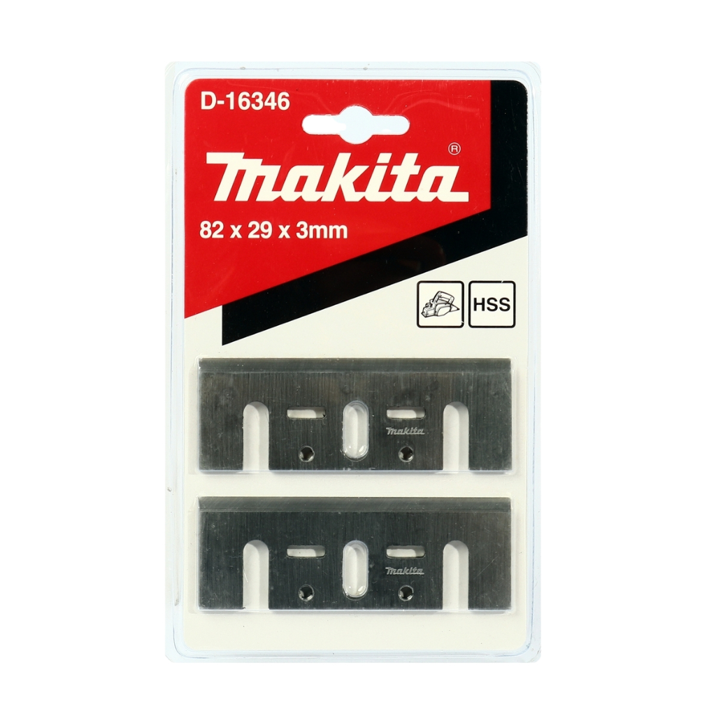 ใบมีดกบ MAKITA 1100 , MT110X/111 ( แท้ )  #D-16380  ( ชุด 2 ใบ ) #434003