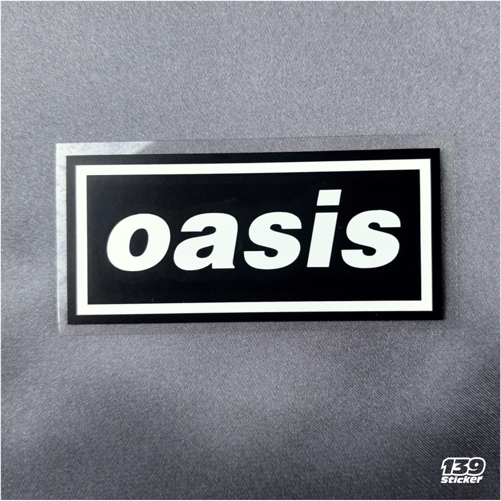 [KC001] สติกเกอร์ PVC งานตัด-ประกอบซ้อนสี โลโก้ OASIS คุณภาพสูง ทนแดด กันน้ำ