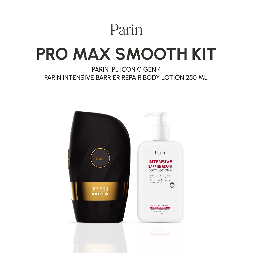 NEW PRO MAX SMOOTH KIT – IPL GEN4 + โลชั่นลดขนคุด | ตัวแม่ Professional กำจัดขน ผิวเรียบเนียน