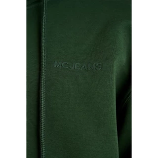 Mc JEANS (แม็คยีนส์) เสื้อกันหนาว Unisex เสื้อกันหนาวมีฮู้ด ทรงเรกูลาร์ Regular Fit Hoodie มีให้เลือก 2 สี MJHZ265