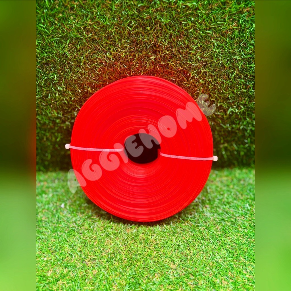 KANTO เอ็นตัดหญ้า (สีส้ม) รุ่น KT-TR-15 2.4MM 1Kg. แบบเหลี่ยม TRIMMER LINE เอ็นตัดหญ้า เล็มหญ้า