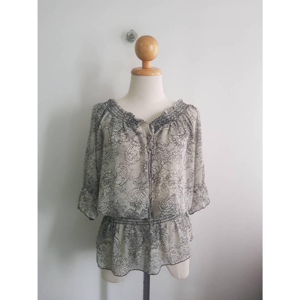 เสื้อชีฟองเอวจั๊มงาน USA Urban Behavior 44/26