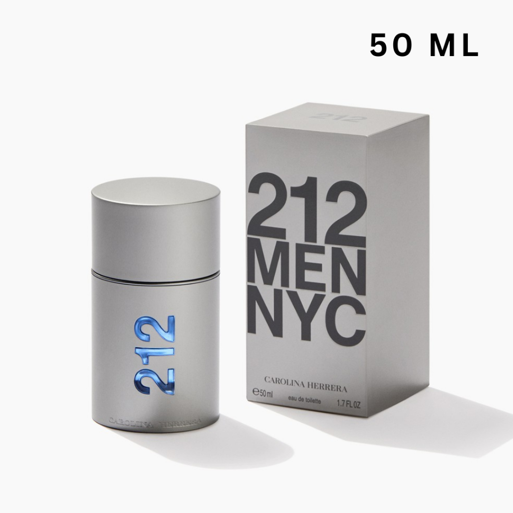 (50 ML)  Carolina Herrera 212 Men NYC EDT 50 ml. กล่องซีล