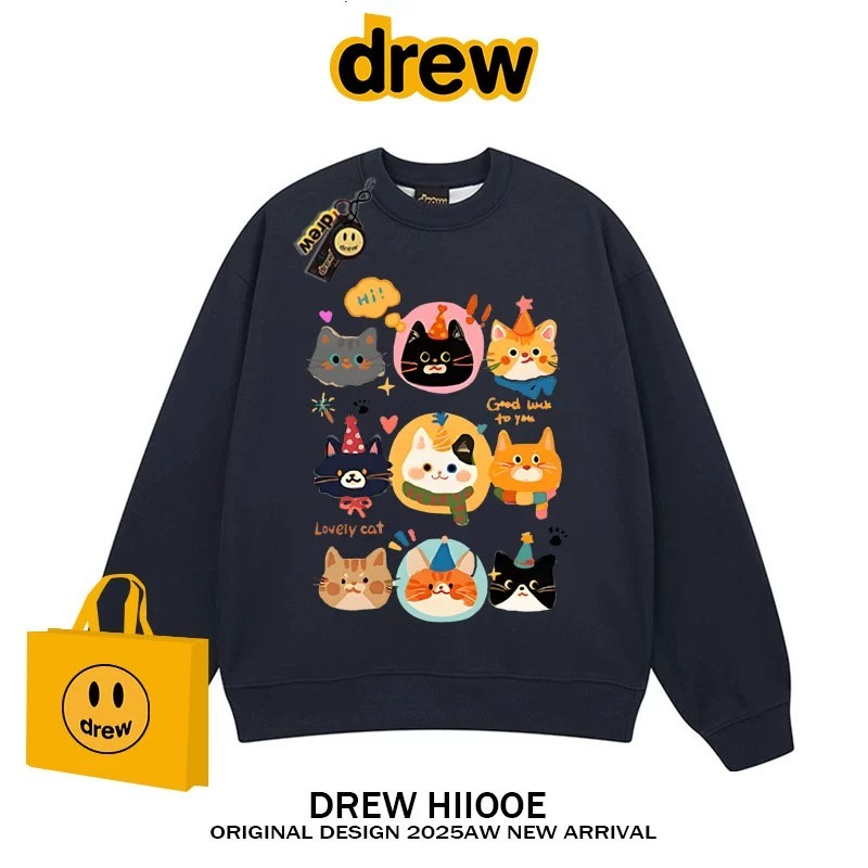 COD✅[จัดส่งภายใน 24 ชั่วโมง] เสื้อแขนยาวไหมพรมเนื้อนุ่ม ลายทาง ทรงหลวม ฟชั่นสไตล์เกาหลี  สไตล์น่ารัก