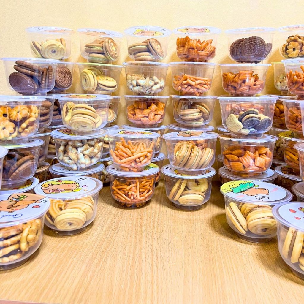 ขนม10กระปุก 80 บาทขนมแม่บัวบูชา ขนมกระปุก 20-50 กรัม