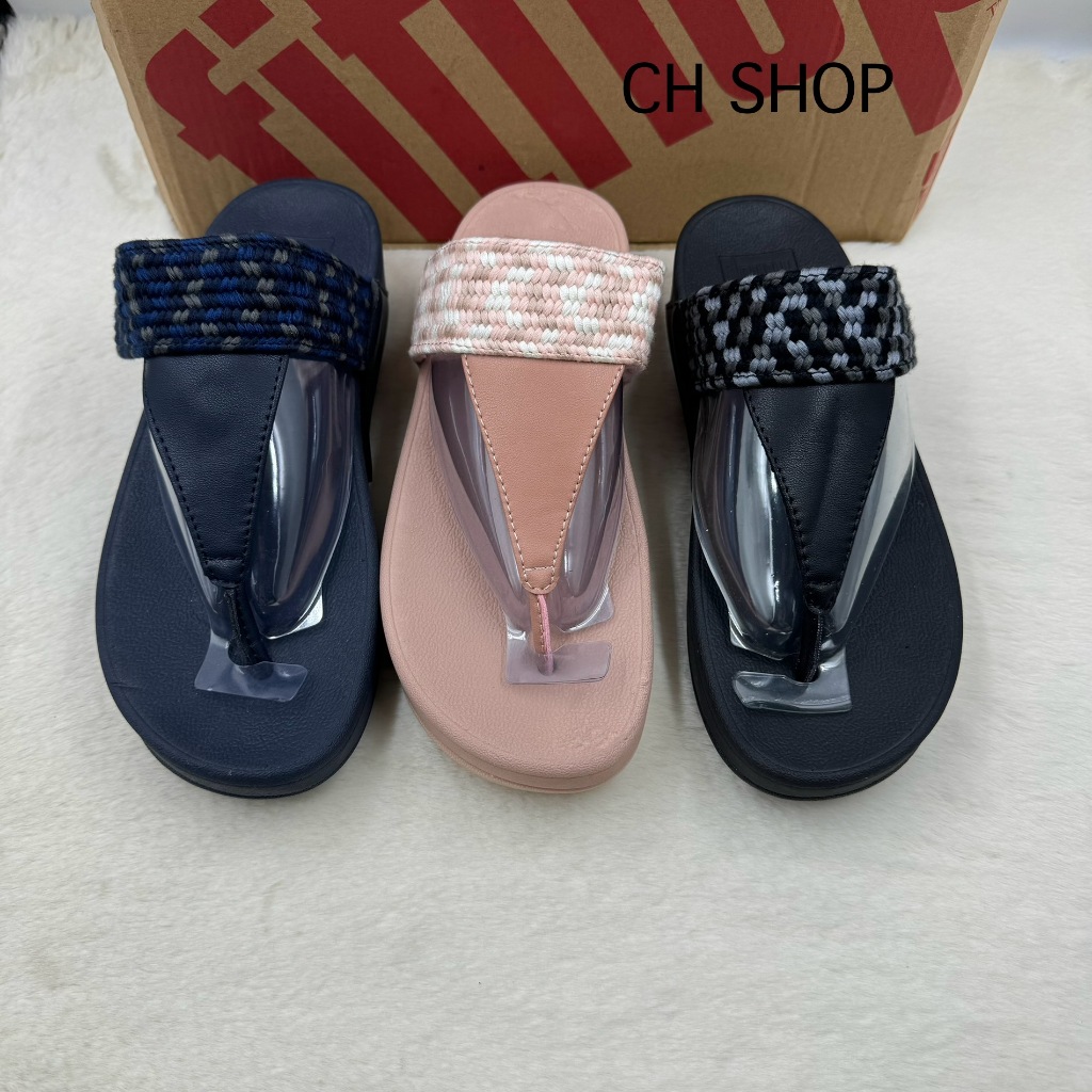 รองเท้า Fitflop สำหรับผู้หญิงดีไซน์แบบใหม่สวยไม่ซ้ำใคร สีเรียบง่าย  รับรองสินค้าสวยตรงปกตามรูป