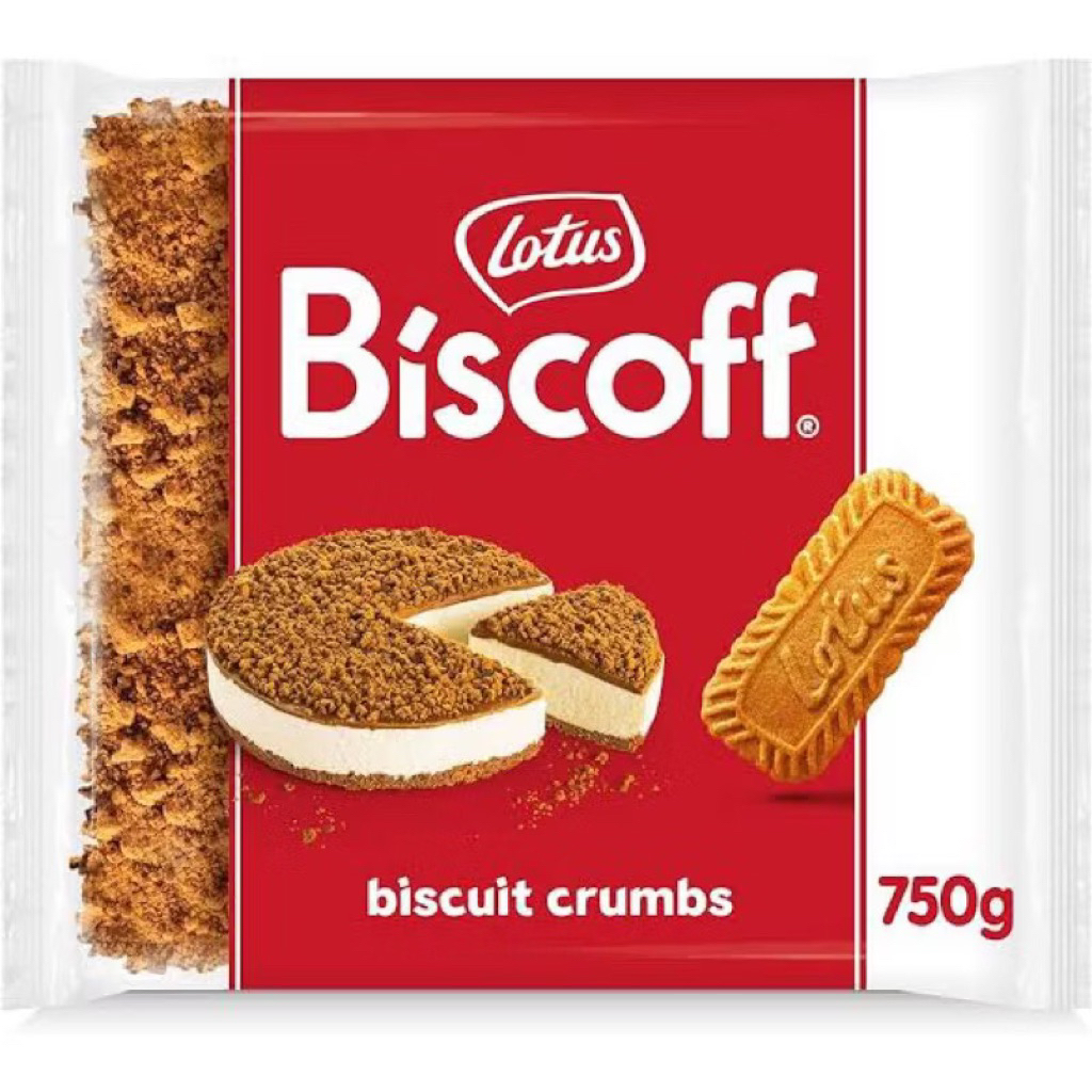 Lotus Biscoff Crumble บิสกิตคาราเมลบดหยาบ ขนาด 750 กรัม