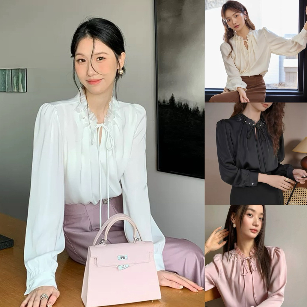 เสื้อทำงานสไตล์เกาหลี งานพรีเมี่ยม