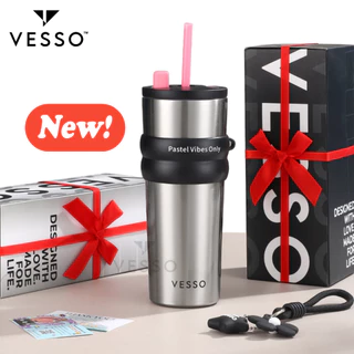VESSO Sleek Ceramic Tumbler | แก้วเก็บอุณหภูมิพรีเมียม ขนาด 710ml | ผลิตจากสแตนเลส SUS316 พร้อมเคลือบผิว เซรามิก