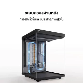 Xiaomi Mijia smart destop fish tank ตู้ปลาอัจฉริยะ 10L ตู้ปลาตั้งโต๊ะ เชื่อมต่อและควบคุมผ่านแอพได้ ทรงดีไซน์ เรียบหรู