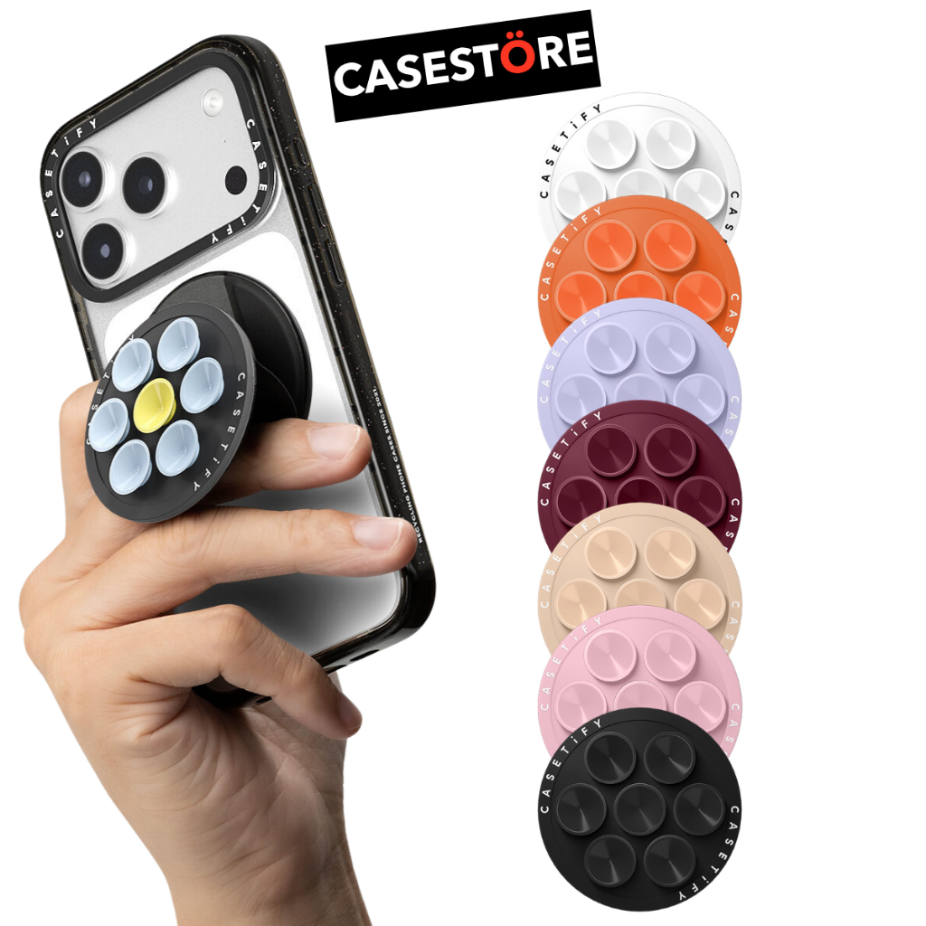 [🧲พร้อมส่ง🧲] CASETiFY | Snappy Snap & Stick Grip Stand ขาตั้งและตัวดูด #ของแท้ [Griptok]