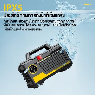 SOARFLY 5800W เครื่องฉีดน้ำแรงดันสูง เครื่องฉีดน้ำแรงดันสูง มอเตอร์เหนี่ยวนำดูดน้ำได้ด้วยตัวเอง ช่วงสูงสุด 8-12M