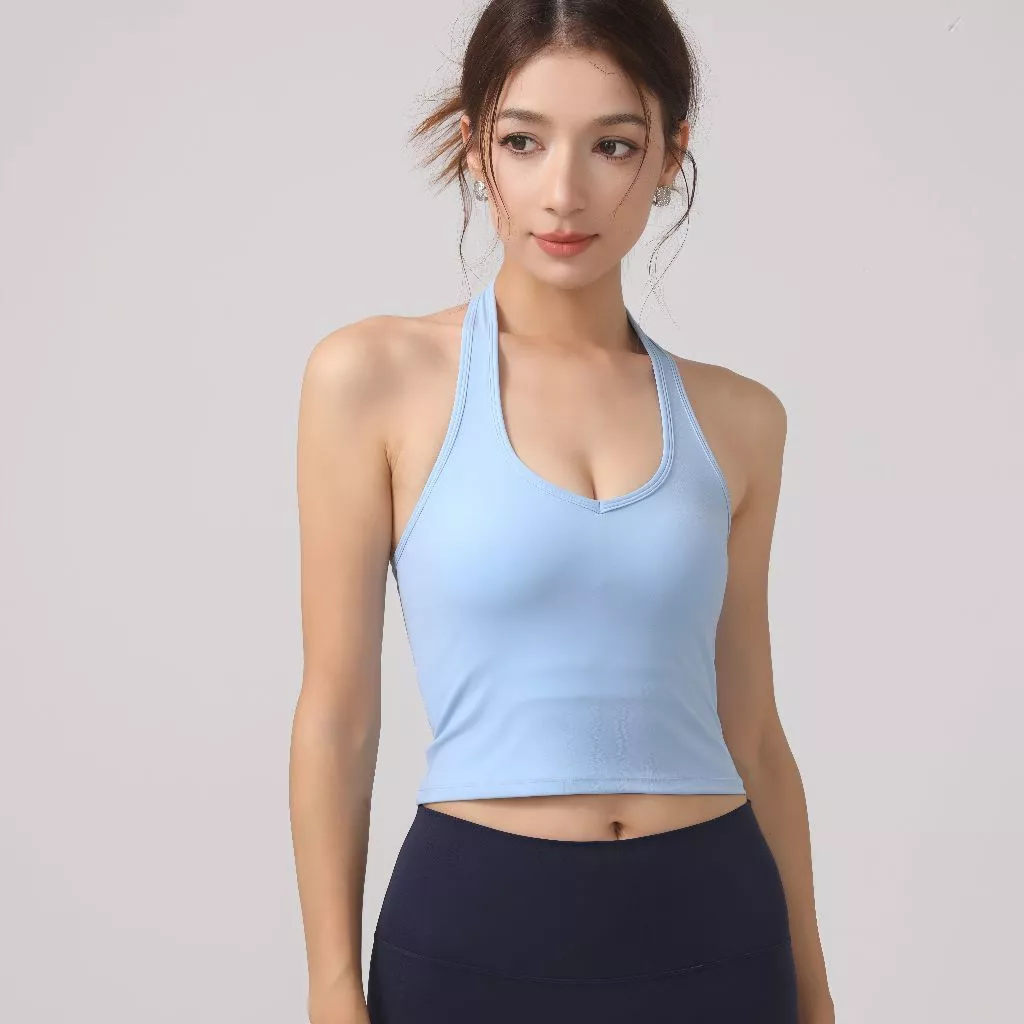 FitYoga เสื้อโยคะแขวนคอ สาว brassière สปอร์ต หลังสวย ฝึกฟิตเนส thumbnail 3
