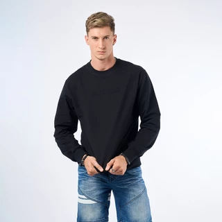 DAVIE JONES [BE FEARLESS] เสื้อสเวตเตอร์ผู้ชาย Logo Regular Fit Sweater สีส้ม ดำ เขียว ครีม SW0079