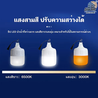JD Solar lights ไฟตุ้ม โซล่าเซลล์ 500W 200W 300W โคมไฟโซล่าเซล 2835 SMD พร้อมรีโมท รับประกัน 1ปี หลอดไฟโซล่าเซล JD