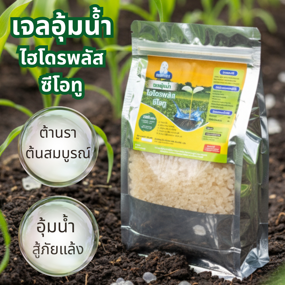 เจลอุ้มน้ำ ไฮโดรพลัส ซีโอทู – ต้านทานโรค ต้นสมบูรณ์