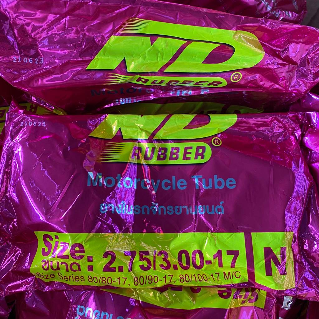 ถูกสุด 5 เส้น ND ยางในมอเตอร์ไซค์ ตราเอ็นดี ขอบ 14, 16, 17, 18 และ 21 ราคาดีที่สุด Motorcycle - รูปที่ 5