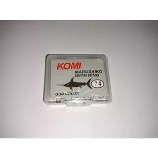 ตะขอเบ็ด เบ็ดตกปลา ตรา Komi แบบมีรู ขายเป็นแพ็ค