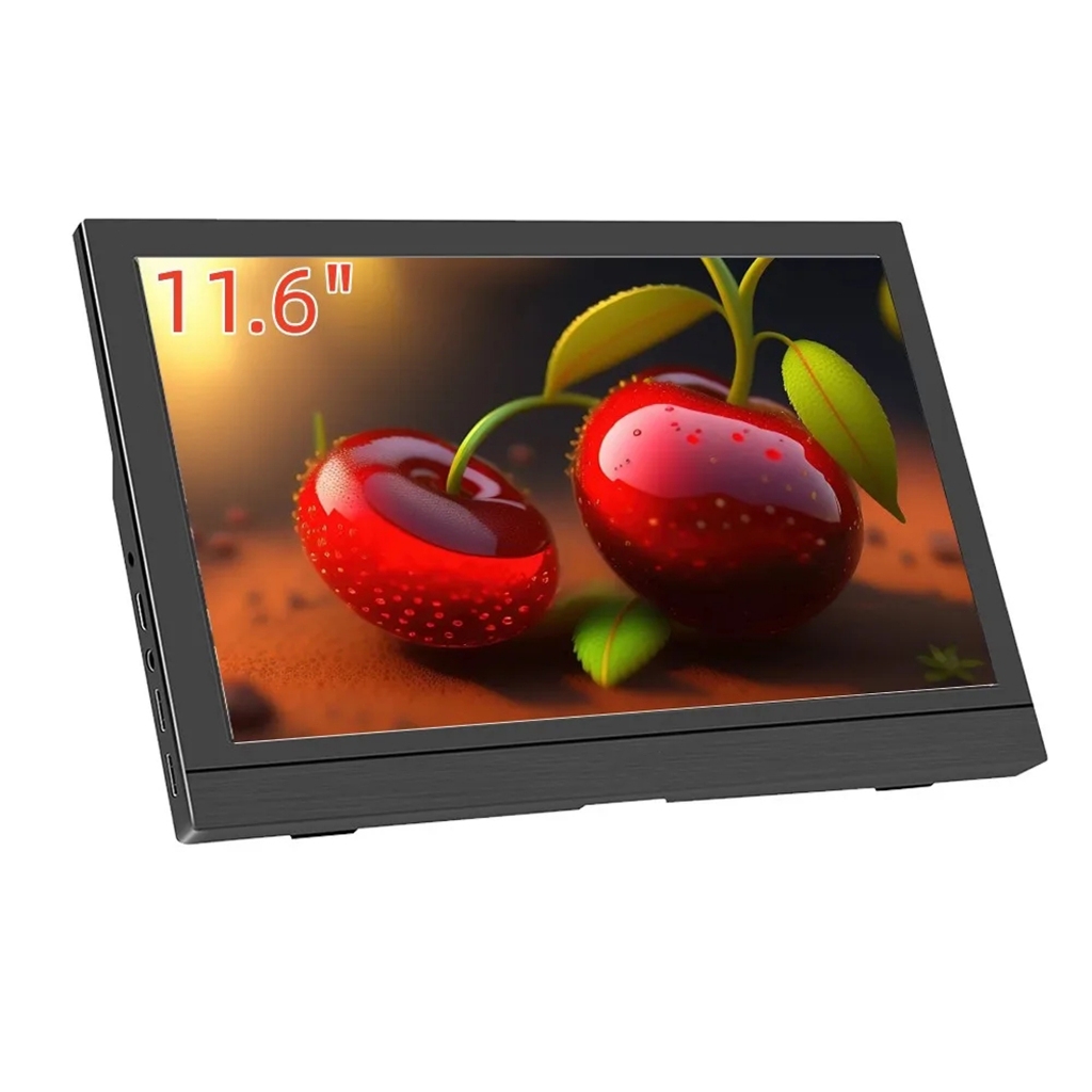 Potitzca11.6 นิ้วจอแสดงผลแบบพกพา 60HZ ความละเอียดสูงหน้าจอสัมผัส LED เกมจอแสดงผล รับประกัน 3 ปี
