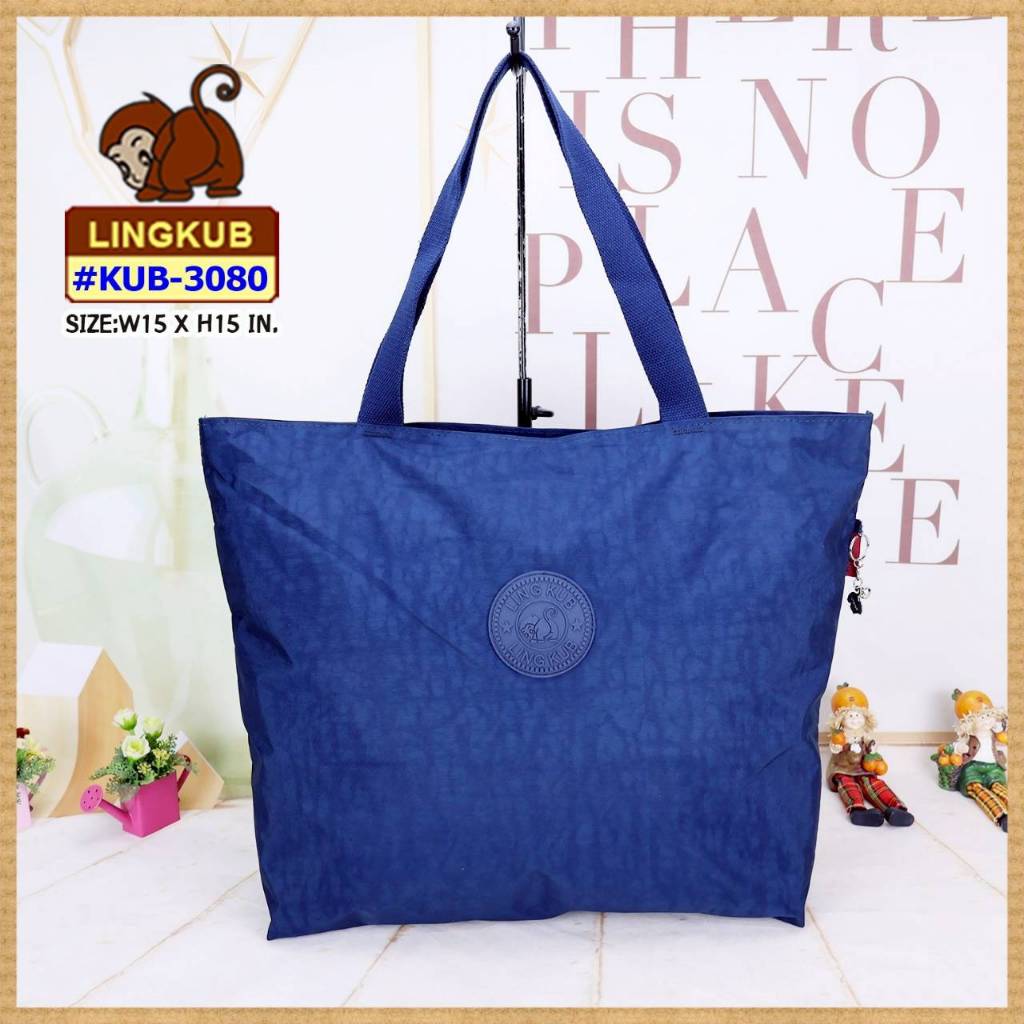 กระเป๋าสะพายข้าง ยี่ห้อ LINGKUB รุ่น KUB-3080 #ถุงช็อปปิ้ง #มีเก็บปลายทาง