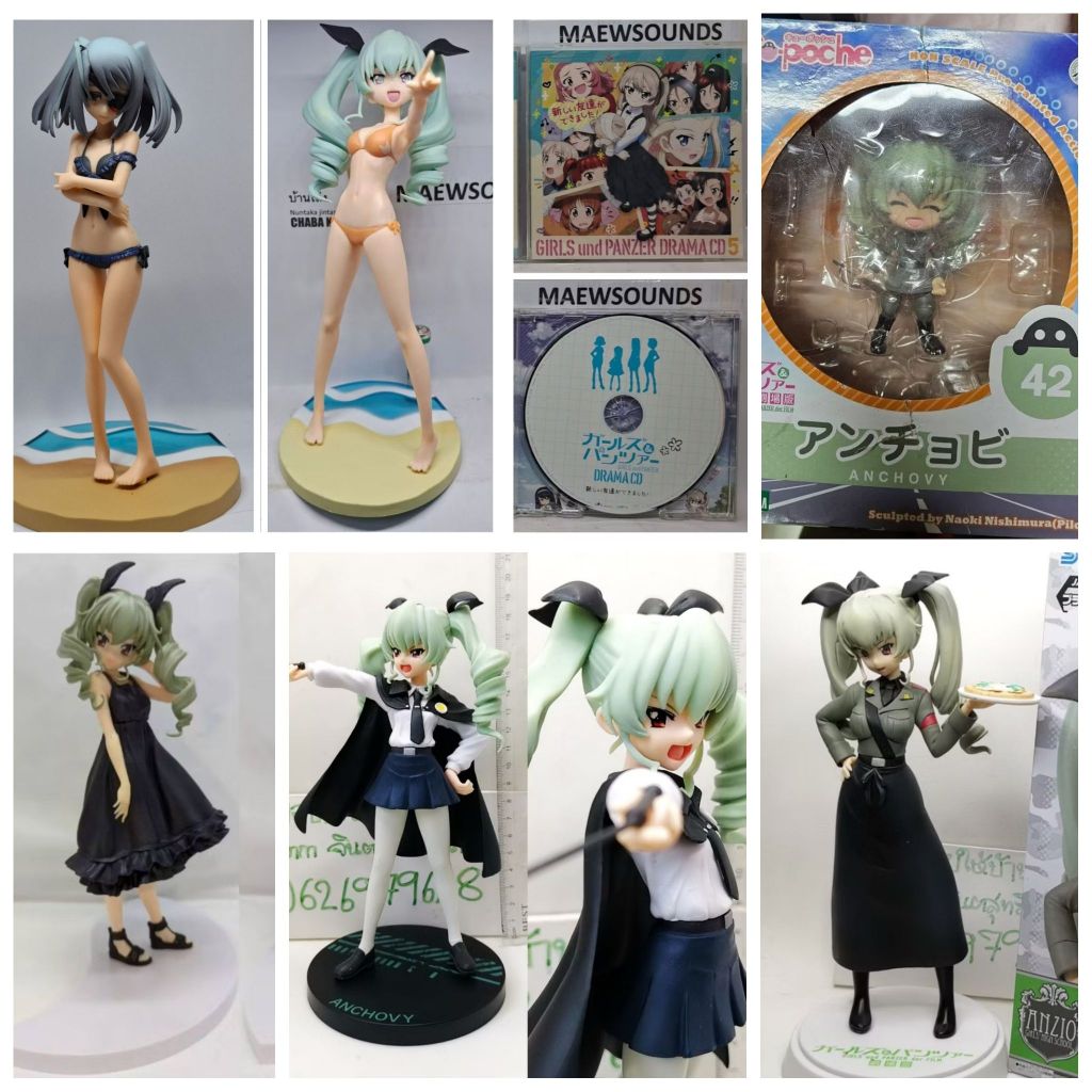 (แท้/มือ2)⭐Girls und Panzer der Film❤️Anchovy Figure สาวปิ๊ง! ซิ่งแทงค์ สาวรถถัง❤️แอนโชวี่💙Sega