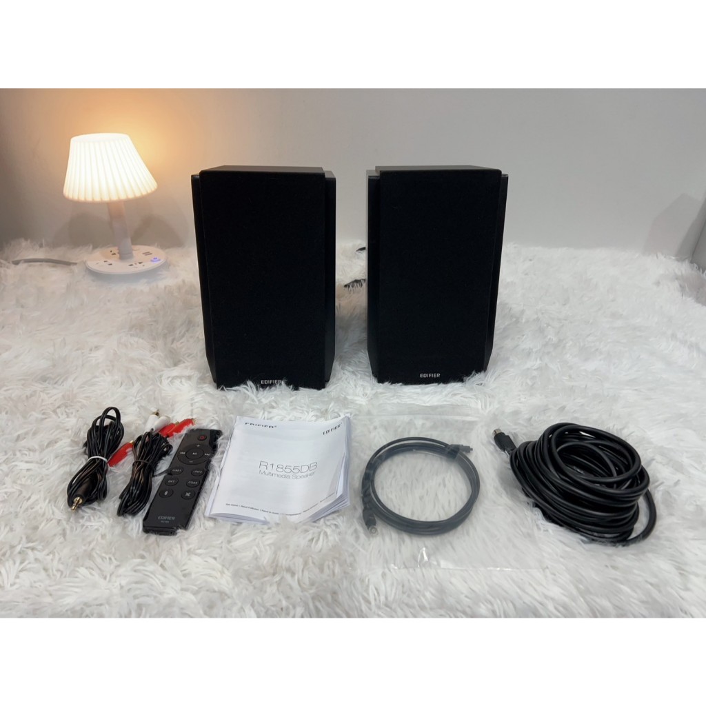 EDIFIER R1855DB ลำโพงบลูทูธตั้งโต๊ะมีแอมป์ในตัว มือ 2 สีดำ สภาพ 99% อุปกรณ์ครบ ประกันศูนย์ไทย