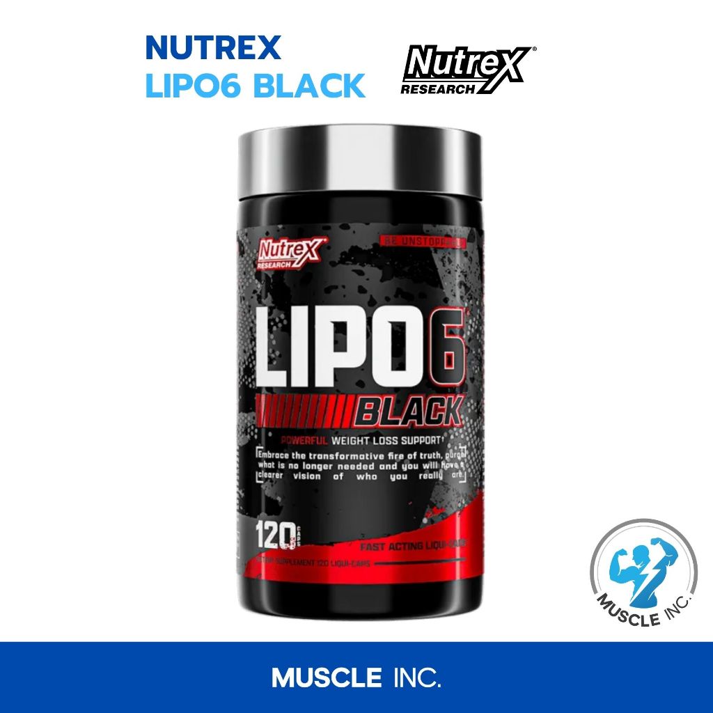 Nutrex- Lipo6 Black 60cps พร้อมส่ง!!