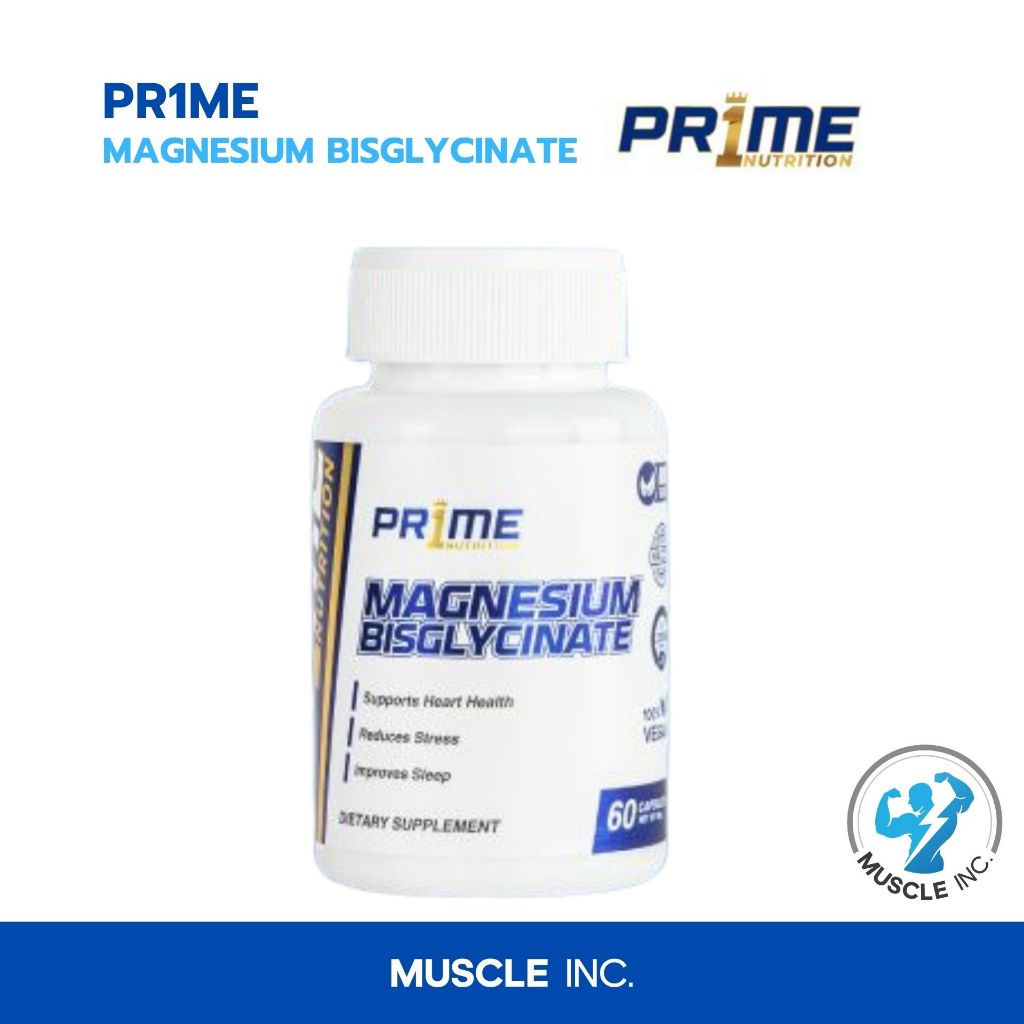PR1ME- Magnesium Bisglycinate 60cps พร้อมส่ง!!