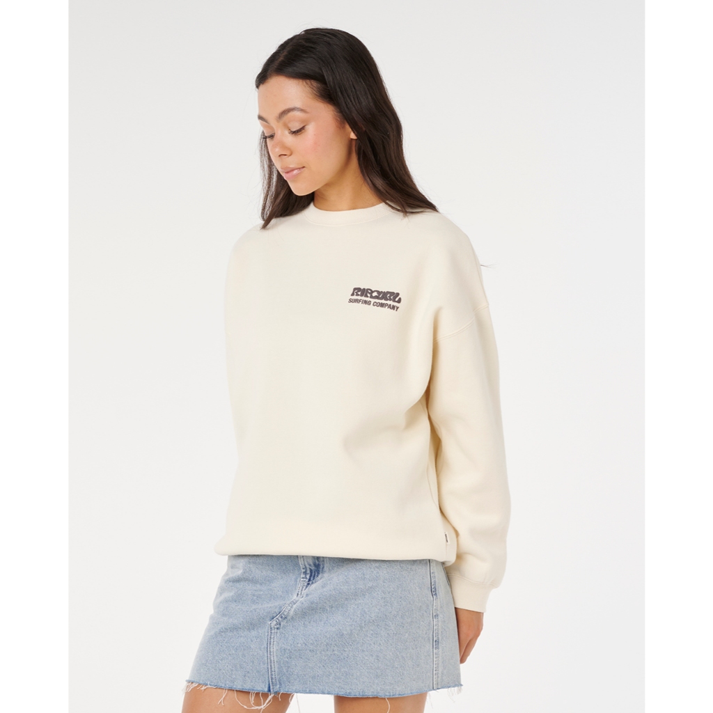 RIPCURL  เสื้อกันหนาวผู้หญิง 0AMWFL SURF PUFF INSPIRED CREW 2025-S2 ราคา ถูกที่สุด ดีลบีเคเค แกลเลอรีภาพที่ 4