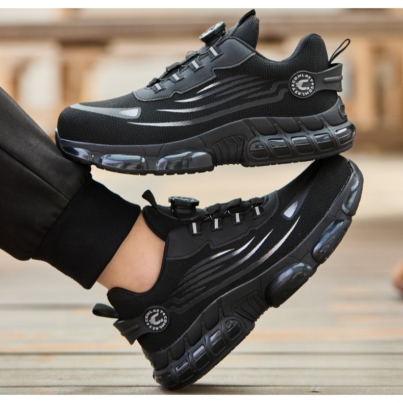 🔥พร้อมส่ง🔥รองเท้าเซฟตี้ พื้นเคฟลาร์ กันกระแทก safety shoes น้ำหนักเบาสวมใส่สบาย รองเท้า safety รองเท้าทำงาน size39-45🔥🔥