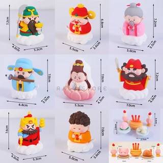 ตุ๊กตามงคล ชุดบูชา เครื่องถวาย เทพเจ้านำโชค ศาลเจ้า แท่นบูชา ฟิกเกอร์ โมเดล ตั้งโชว์ ของตกแต่ง เสริมฮวงจุ้ย