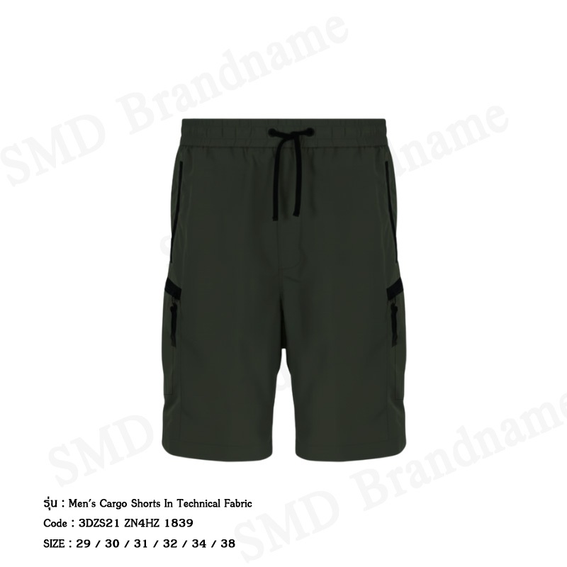 Armani Exchange กางเกงขาสั้นผู้ชาย รุ่น Men's Cargo Shorts In Technical Fabric Code: 3DZS21 ZN4HZ 18