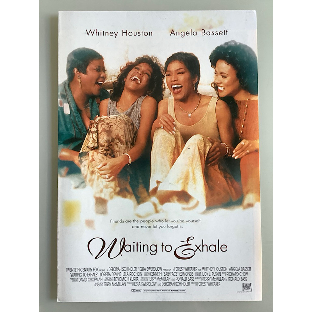 NO.0002  HANDBILL ใบปลิวแนะนำภาพยนตร์มือสอง WAITING TO EXHALE - 1995 20TH CENTURY FOX