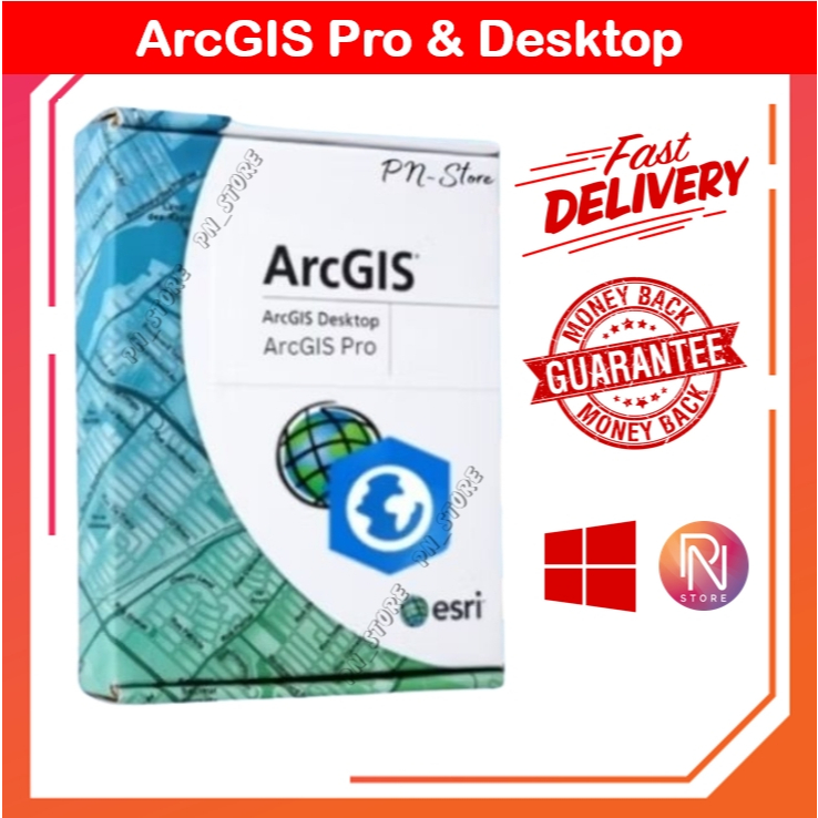 ArcGIS Pro v3 & Desktop v10.8.2 โปรแกรมระบบภูมิสารสนเทศ GIS สำหรับ Windows