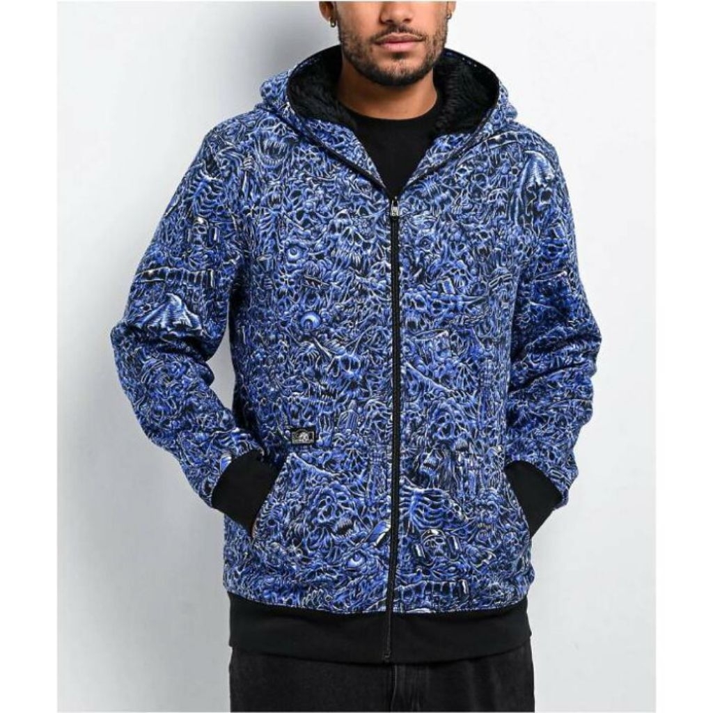 Lurking Class by Sketchy Tank x Matt Stikker BodyBag Blue Zip Hoodie