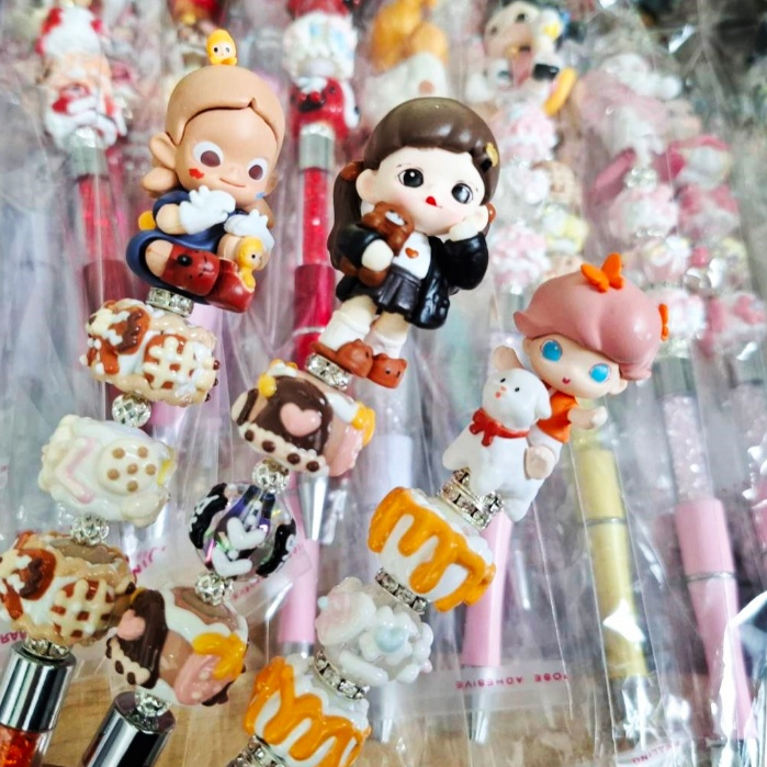 พร้อมส่ง จุ่มปากกา งานทำมือ DIY คละแบบ ปากกาไอแพด ปากกา Pop bean สุ่ ม ราคาต่อชิ้น เป็นของขวัญได้