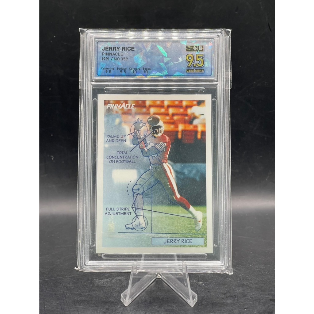 **SQC 9.5 GEM MINT Jerry Rice 1991 Score Base Card #359 The Technician HOF**
