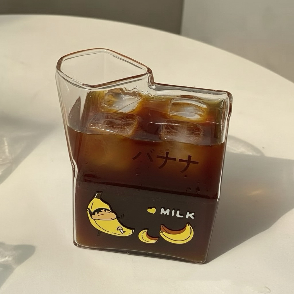 แก้วน้ำ 250 ml พร้อมหลอด แก้วสไตล์ญี่ปุ่น รูปที่ 6