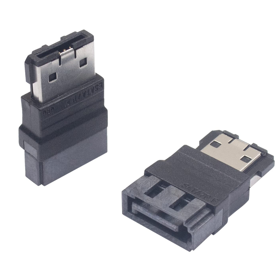 SATA to ESATA Adapter, 7Pin Female to Male Extender for Hard Disks and SATA I, II, III (1 Pack)